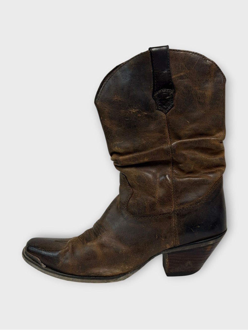 Durango Distressed Brown Leather Western Boots